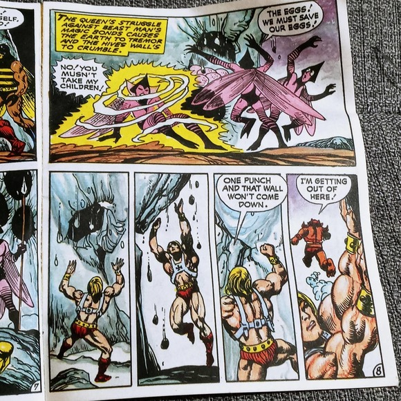 Vtg He-Man and the Insect People Masters of the Universe Mini Comic Book (ebab) - Picture 4 of 6